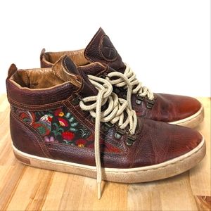 Inkkas Brown Leather Camping Boot 40 9